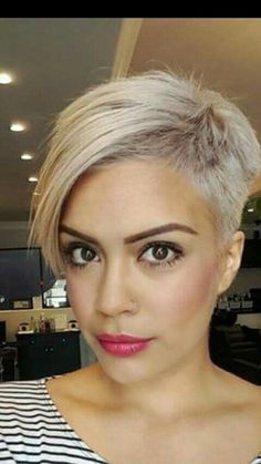 Short Silver Bob, Short Shaggy Pixie Haircuts, Asymmetric Pixie, Bob Pixie Haircut, Silver Bob, Hair Cut Ideas, Short Hair Cut, Short Shaggy Haircuts