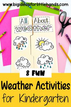 the weather activities for kids to do with paper and pencils