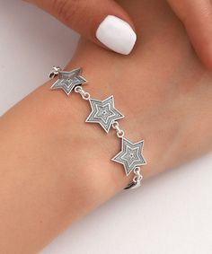 "READY TO SHIP Size: L : 9,06\"  PENDANT W : 5,6\" | L : 1,6\" 925K Sterling Silver  They are tarnish free and waterproof, safe for sensitive skin. Perfect for everyday wear. Please add your contact number for smooth delivery of your cargo" Silver Star Bracelet, Jewelry Bracelets Silver, Star Bracelet, Silver Stars, Boho Bracelets, Chain Link Bracelet, Womens Bracelets, Sterling Silver Bracelets, Arm Band