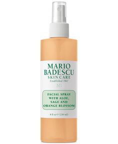 Hydrate skin with a refreshing blend of sage and orange blossom essential water. Infused with complexion-boosting botanicals that uplift and improve skin's clarity, this facial spray helps restore balance to reveal a dewy complexion. Sage And Orange, Applying Moisturizer, Selfcare Products, Sensitive Skincare, Brown Age Spots, Brown Spots On Skin, Bday Wishes, Skin Moles