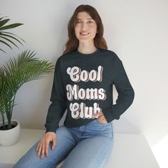 Join the Cool Moms Club with our trendy and stylish t-shirt! Made for all the cool moms out there who are killing it every day. This cool mom shirt is perfect for new moms, seasoned moms, or any mom who wants to show off their coolness. With a comfortable fit and stylish design, this tee is perfect for everyday wear or as a gift for birthdays, Mother's Day, or just because. Made with high-quality materials, this shirt is both durable and comfortable. Join the club and rock your cool mom status w Mom Status, Cool Mom Shirt, Cool Moms Club, Good Mom, Cool Mom, Club Sweatshirts, Killing It, Moms Club, Mother Birthday Gifts