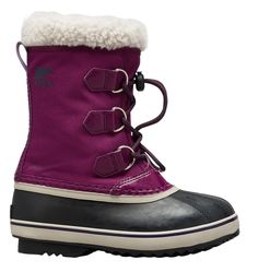 DESIGN: Removable 9 mm washable recycled felt inner boot with Sherpa pile snow cuff 2.5 mm bonded felt frost plug Waterproof nylon upper Seam-sealed waterproof construction Laces are not waterproof DURABILITY & TRACTION: Handcrafted waterproof vulcanized rubber shell with Sorel aero-trac non-loading outsole Sorel Snow Boots, Wild Iris, Kids Winter Boots, Sorel Winter Boots, Girls Winter Boots, Girls Snow Boots, Insulated Boots, Cold Weather Boots, Sorel Boots