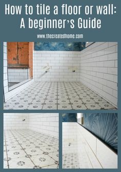 how to tile a floor or wall a beginner's guide by the creative home