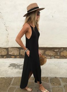 Girls Ripped Jeans, Prom Dress Black, Olivia Grace, Beachy Outfits, Boho Mode, Family Picture Outfits, Picture Outfits, Black Women Fashion, Outfits With Hats