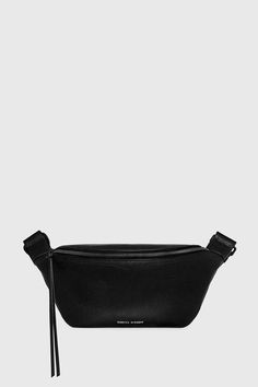 Take convenience to the next level. Crafted from luxe genuine leather, the Bree Belt Bag keeps up with your on-the-go lifestyle and features a roomy pouch you can access from the top zip.   Style #:CS24MBEXBB Genuine leather Black Shellac Hardware with Gunmetal Zipper 12" W X 5.5" H X 3.75" D 13.5" - 26" Adjustable str Black Shellac, Heeled Rain Boots, High Heel Rain Boots, Leather Outerwear, Webbing Strap, Belt Bags, Shoe Boot Sandals, Backpack Tote Bag, Boot Accessories