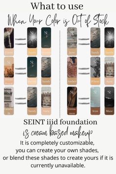 Seint Makeup Cheat Sheet, Athens Seint Makeup, Quick Contour, Color Correcting Guide, Diy Makeup Foundation, Highlight Colors, Face Contouring Makeup, Maskcara Makeup, Makeup Shades