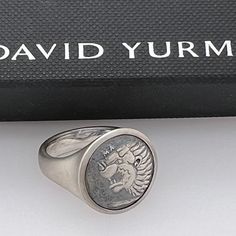 Brand: David Yurman Men's Ring Size 5 Us Material: .925 Sterling Silver 100%Authentic Arrives With Dy Pouch! David Yurman Mens Ring, Mens Ring Sizes, Mens Accessories Jewelry, Men's Ring, Ring Band, David Yurman, Band Rings, Lion, Rings For Men