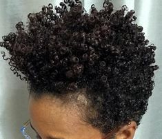 @caringfornaturalhair for all things natural hair + care! #naturalhair Shaved Sides Natural Hair, Topknot Bun, Sassy Hair