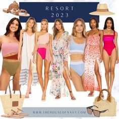 Resort 2023: Women's Swim and Cover Ups - House of Navy Resort 2023, Fashion Tag, Women's Cover Up, Cover Ups, Beach Accessories