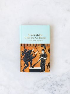 An Ancient Greek style painting of a solider and creature. Literary Classics, Life Of Christ, Writer Gifts, Linen Paper, Ribbon Bookmarks, Greek Myths, Great Words, Gods And Goddesses, Book Set