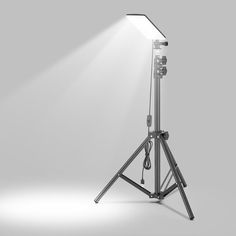 a light that is on top of a tripod