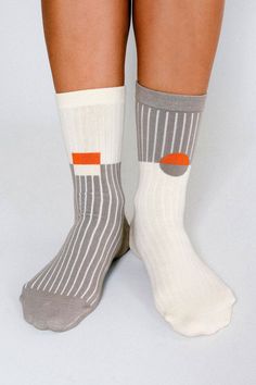 Mismatch on purpose with a pair of our KC two-toned ankles. These ribbed socks are lightweight and a conversation starter. Size + OSFA, W7-10 Design+ 200 Needle+ Ribbed Ankle+ Shimmer Polyester Blend Content + Care+ Premium Combed Cotton+ Wash Cold/Dry Low+ Imported Socks Trend 2024, Sporty Cotton Socks For Everyday, Socks Design Ideas, Everyday Sporty Cotton Socks, Trendy Cotton Sports Socks, Socks Design, Sporty Cotton Socks For Streetwear, Conversation Starters, Fashion Socks