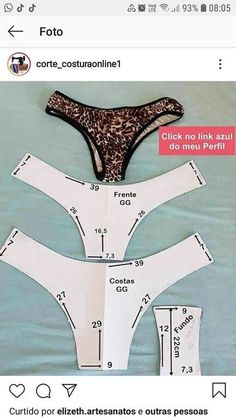 Panty Designs Pattern, Bra Sewing Tutorial, Sewing Easy Diy, Sewing Clothes Women, Sewing Tutorials Clothes, Fashion Sewing Tutorials, Couture Sewing Techniques