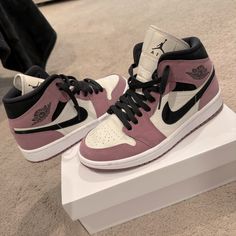 These Were Purchased On Stock X, Stock X Verified Tag Included . The Color Is Mulberry And They Are Size 8 Women’s. They Have Been Worn A Couple Of Times, Condition Is Like Brand New. Box Included As Well. Jordan 1s Women Low, Jordan Shoes For Women Black And White, Women Jordan Ones, Fake Boyfriend Pictures Shoes, Shoes Jordan Women's Stadium Goods, Womens Jordans Mid, Girly Air Jordans, Trendy Womens Jordans, Womens Jeans And Jordans