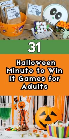 halloween games for adults to play on the table