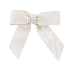 a white bow on a white background