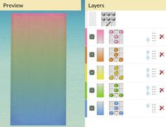 the screenshot shows how to use different colors and shapes in an application that allows users to select which color they want