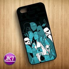 a phone case with star wars characters on it