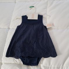 Carter's Navy Blue Sleeveless Onesie Dress Nwt 18months Cute Navy Sleeveless Dress, Cute Sleeveless Navy Dress, Blue Sleeveless Playwear Dresses, Blue Baby Clothes, Onesie Dress, Navy Baby, Blue Baby, Clothes Ideas, Future Baby