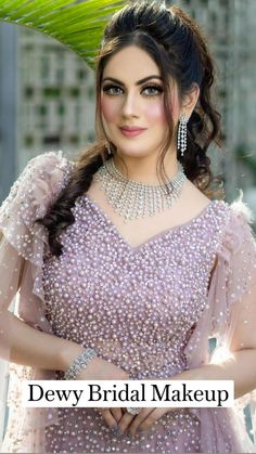 Dewy Bridal Makeup, Pakistan Bride, Ring Ceremony, Pakistani Couture, Indian Bridal Fashion, Designer Party Wear Dresses, Indian Inspired, Desi Wedding, Bridal Jewellery Indian