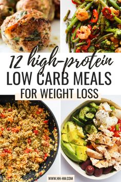 12 Quick and Easy Low Carb High Protein Meals - Her Highness, Hungry Me Low Carb High Protein Meals, High Protein Low Carb Recipes, Boiled Egg Diet Plan, Protein Meal, Low Carb High Protein, High Protein Meals, Low Carb Foods, Protein Meals