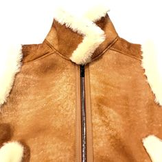 Kashani Men's Cognac Shearling Vest - Dudes Boutique Shearling Vest, Cognac, Fur Coat, Fox, Skin, Quick Saves, Color