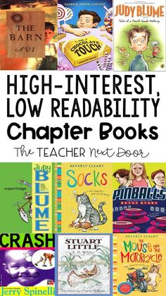 high interest low readable books for children