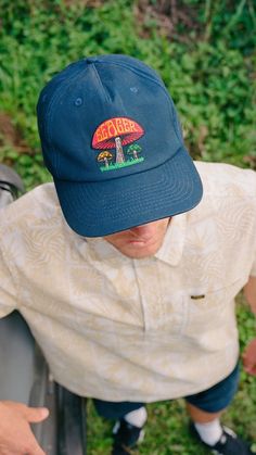 The 'Fun-Gus' Snapback is a medium profile, unstructured snapback fit for any conditions you may find yourself in. #seager #mushroomhat Fun 5-panel Hats For Streetwear, Fun 5-panel Streetwear Hats, Fun 5-panel Snapback Hat For Outdoor, Fun Adjustable Snapback Dad Hat, Adjustable Snapback Trucker Hat For Skateboarding, Fun 5-panel Baseball Cap For Streetwear, Snapback Baseball Cap For Skateboarding, Fun Cotton Snapback Trucker Hat, Fun Curved Brim Snapback Hat For Streetwear