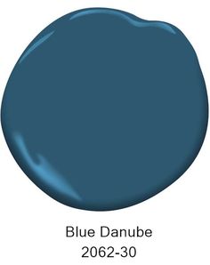 the color blue danube is shown in this image