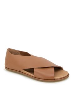 Gentle Souls by Kenneth Cole Women's Laniey Slip On Crisscross Sandals Brown Cross Strap Sandals For Spring, Brown Cross Strap Sandals For Vacation, Casual Brown Sandals With Cross Strap, Casual Brown Cross Strap Sandals, Modern Slip-on Synthetic Sandals, Luxury Synthetic Slip-on Sandals, Casual Brown Cross-strap Sandals, Luxury Slip-on Synthetic Sandals, Gray Synthetic Slip-on Sandals