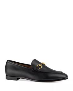 Gucci - Women's Jordaan Leather Loafers Gucci Loafers Women, Gucci Jordaan Loafer, Gucci Jordaan, Loafers Women, Gucci Loafers, Brown Leather Loafers, Leather Loafer Shoes, Loafers Online, Buy Gucci