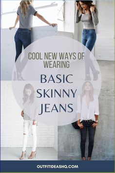 We're pretty certain that you have that pair of basic skinny jeans that you wear on rotation. Whatever the season is, these pair of denim bottoms are and will always be a closet must-have. These will always be the most reliable jeans you can ever own. The trick is to take the styling of your basic skinny jeans up a notch. If you're currently searching for trendy ways to wear your denim skinnies, continue to read on below. Basic skinny jeans with white button-up shirt Keep it classic! Pair your basic skinny jeans with a white button-down. Go for statement-making shoes Denim Jeans Outfit Ideas, Oversized Turtleneck Sweater Dress, Light Academia Style, Attire Guide, Jeans And Shoes, What Shoes To Wear, Jeans Outfit Winter, Denim Bottoms, Retro Sportswear