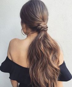 34 beautiful braided wedding hairstyles for the modern bride - TANIA MARAS | bridal headpieces + wedding veils Edgy Updo, Wedding Ponytail Hairstyles, Best Prom Hairstyles, Bridal Ponytail, Wedding Ponytail, Hairstyle Ponytail, Elegant Ponytail, Long Hair Ideas, Prom Hairstyles For Short Hair