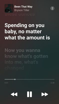 an iphone screen with the message spending on you baby, no matter what the amount is