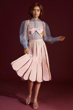 Shop for these amazing collections of Pink Tulle Satin Panelled Petal Skirt For Women by Archana Rao online at Aza Fashions. Ghost Clothes, Button Down Shirt For Women, Petal Skirt, Poor Things, Satin Quilt, Blue Organza, Paneled Skirt, Skirt For Women, Pink Tulle