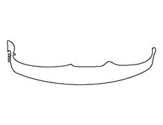 a line drawing of a long tooth