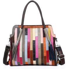 * Material: 100% Genuine Cow Leather Big Tote.Full Unique 3d Color Stripe Stitching Design With Shining Snake Texture.Big Tote/Handbag With Plenty Of Room.Multicolored Yet Stylish,Detachable Shoulder Strap. * Size: Approx: L17.32"*Xw )3.93"X (H) 15.35" / 44*10* 39 Cm. Handle Drop Is 5.9". 4 Ways To Carry: Handheld / Arm Carried / Single Shoulder / Cross Body With The Removable And Adjustable Long Shoulder Strap. * Structure: This Big Bag With 6 Pockets, A Big Compartment Was Divided By A Zipper Pocket,2 Open Pockets For Sticky Notes, Pens, Cosmetic, Tissue And Other Tiny Items.1 Side Zipper Pocket For Private Things, Fits For Your 9.7" Ipad Pro / Ipad Air 2, Large Wallet, N Multicolor Patchwork Tote Satchel, Multicolor Patchwork Satchel Shoulder Bag, Multicolor Patchwork Satchel Bag, Multicolor Patchwork Crossbody Shoulder Bag, Multicolor Top Handle Shoulder Bag With Adjustable Strap, Multicolor Color Block Tote Shoulder Bag, Multicolor Top Handle Shoulder Bag, Chic Multicolor Shoulder Bag With Adjustable Strap, Chic Multicolor Crossbody Satchel