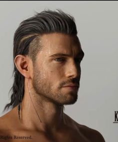 Medieval Hairstyles Men, Warrior Haircut, Irish Hairstyle, Viking Hair Men, Vikings Hairstyles, Viking Hairstyles Male, Viking Haircut, Pirate Hair