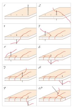 how to draw a straight line from the top and bottom of a table with different angles