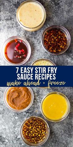 7 easy stir fry sauces to make ahead and freeze