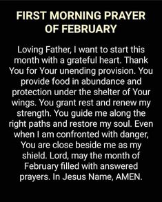 the first morning prayer for father