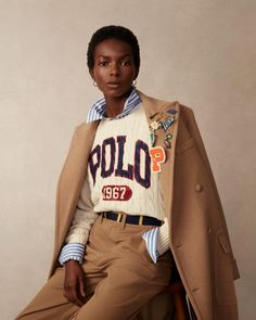 Monique Rodriguez, Prep Aesthetic, Mens Inspo, Joe Louis, Cotton Wrap Dress, Money Fashion, Into The West, Ivy League Style, Polo Women