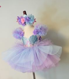 Perfect for pictures beautiful  tutu  dress free hair bows with purchase ️ Mermaid Birthday Dress, Mermaid Princess Dress, London Halloween, Mermaid Decorations, Mermaid Birthday Outfit, Costume Mermaid, Puffy Dresses, Fiesta Decorations, Mermaid Decor