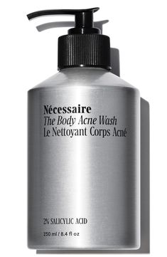 Nécessaire The Body Acne Wash | Nordstrom Body Acne Wash, Body Breakouts, Acne Body Wash, Rosemary Water, Rosemary Extract, Post Acne Marks, Body Acne, Women Skin, Acne Breakout