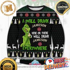 Enhance your Christmas holiday look with our exceptional and Christmas Ugly Sweater collection. Our custom Xmas ugly sweaters transcend tradition; they embody your unique Christmas style. These whimsical holiday sweaters showcase a delightful array of Christmas-themed patterns, each intricately crafted for the holiday season. From timeless Christmas motifs to entirely original ugly Christmas sweater designs, discover the perfect one to make a statement at any Christmas holiday event. Elevate you Grinch Ugly Sweater, Captain Morgan, Cozy Knit Sweater, Coors Light, Sweater Collection, The Grinch, Jack Daniels, Crown Royal, Wool Blend Sweater