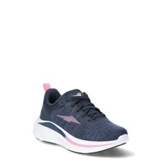 It's hard to decide which takes center stage in these new Women's Avia Comfort 2 Sneakers...comfort or style! This lace-up style features a breathable knit upper with heat-sealed TPU reinforcements in all the right places. These athletic shoes are perfect for working out, or just for a long day on your feet. Additional comfort features include a lightweight EVA midsole and a memory foam insole, while a TPR outsole adds durability and traction. Size: 6.5.  Color: Blue.  Gender: female.  Age Group: adult. Casual Navy Running Shoes With Boost Midsole, Comfortable Blue Synthetic Running Shoes, Navy Casual Running Shoes With Boost Midsole, Blue Casual Walking Shoes With Boost Midsole, Casual Blue Walking Shoes With Boost Midsole, Comfortable Blue Running Shoes, Comfortable Synthetic Running Shoes With Laces, Comfortable Blue Running Shoes For Jogging, Navy Casual Running Shoes With Cushioned Footbed