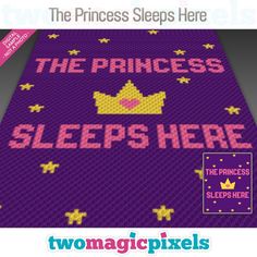 the princess sleeps here rug is shown in purple