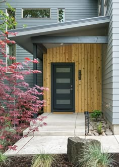 an instagramted photo of a house with a front door