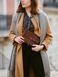 "Beautifully handcrafted out of high quality top grain leather in four eye-catching colors, this leather hip bag meshes style with functionality. Utilizing solid brass clasps to affix the strap to the purse body allows you to quickly strap it on, or take it off which makes this hip bag perfect for every day use, but also ideal for travel (anyone else hate going through security before your flight?). Not only functional, this hip bag is also beautiful. Made with high quality leather that has a gr Leather Hip Bag, Four Eyes, Chloe Faye, Hip Bag, Mesh Bag, Top Grain Leather, Eye Catching Colors, High Quality Leather, Fanny Pack