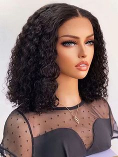 Hair Name: M-cap Wear Go Glueless Bob Wig Hair Style: Water Wave Hair Length: 10-16inches Wig Weight: 180-260g/Wig (Depending on Length and Density) Color: Natural Black Density: 180% Cap Size: Elastic Design, Adjustable According to Demand Lace Size: 9x6 Pre-cut HD Lace Quality: 100% Human Hair Wigs Last for More Than One Year Lace Top Swiss HD Lace Shipment: DHL, FedEx, or UPS 3-10 Business Days Water Wave Bob, Water Wave Hair, My First Wig, Hair Bob, Colored Wigs, Wave Hair, Short Bob Wigs, Hair Sale, Lace Closure Wig